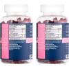imagePacifica Beauty Nirvana Gummies Supplement for Hair Support Wheat Soy  Gluten Free Vitamin E C Biotin Vegan ampamp Cruelty Free Red Cherry 60 Count Pack of 2