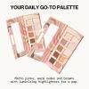 imagePacifica Pink Nudes Mineral Eyeshadow Palette 10 Neutral Shades For Natural or Smoky Eye Look Naked Eye Makeup Longwearing ampamp Blendable Vegan Cruelty Free Ophthalmologist TestedPink Nudes