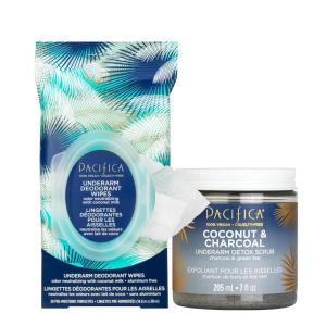 imagePacifica Coconut Cream Body Scrub Gently Exfoliates ampamp Polishes Dead Skin For All Skin Types Ven ampamp CrueltyFree 6 Fl Oz2Pack Deo Wipes  Scrub