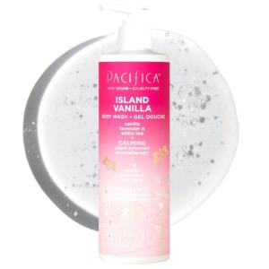imagePacifica Beauty Lavender Moon Body Wash with Pump Bath and Shower Gel Hyaluronic Acid Rose Chamomile Moisturizing Hydrating Cleansing Soothing Calming Relaxing Vegan 12 fl oz 1 CountIsland Vanilla