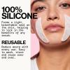 imagePacifica Beauty Reusable Lip Line Mask Skincare Silicone Mask For Fine Lines and Wrinkles Lift and Firm Pair with Serum Storage Tin Included Skin Care Face Masks Skincare Vegan 2 PiecesSmile Line Mask