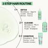 imagePacifica Scalp Detox Set  Rosemary Apple Cider Vinegar Scalp Exfoliating Tonic with Scalp Massager Brush Deep Cleansing ampamp Clarifying Treatment for Buildup Dry Flaky Scalp VeganTonic  Brush