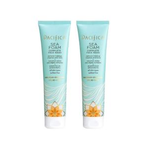 imagePacifica Beauty Complete Face Wash Gentle Daily Facial Cleanser for All Skin Types Removes Makeup Oil ampamp Dirt Sea Foam 5 oz 2 Pack