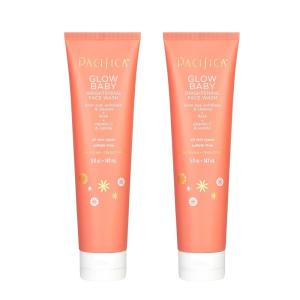 imagePacifica Beauty Glow Baby Brightening Face Wash Set Skincare Face Cleanser Exfoliator AHA Even Skin Tone VItamin C Vanilla Sulfate and Paraben Free Vegan 5 fl oz Each Set of 2
