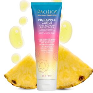 imagePacifica Beauty Pineapple Curls Defining Natural Conditioner For Curly Coily and Textured Hair Types Pineapple Scent Sulfate Free and Silicone Free 100 Vegan and Cruelty FreePineapple Curls