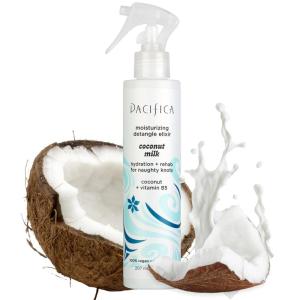imagePacifica Coconut Milk Hair Detangler Spray  LeaveIn Conditioning Elixir for TangleFree Hair  Instantly Detangles Knots Adds Shine ampamp Moisture Prevents Breakage ampamp Frizz  Vegan ampamp CrueltyFree