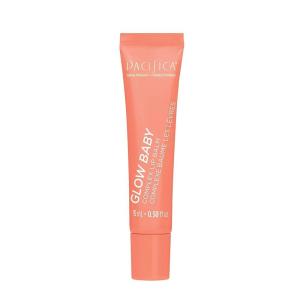 imagePacifica Glow Baby Lip Balm  Vitamin C Infused Hydrating Balm with Coral Shimmer Moisturizes ampamp Revives Dry Chapped Lips Plant Squalane ampamp Oils NonSticky Glassy Shine Vegan