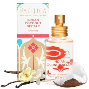 imagePacifica Indian Coconut Nectar Perfume Spray  Tropical Vanilla ampamp Coconut Fragrance Layerable Beachy Perfume for Women Clean NonToxic Vegan ampamp CrueltyFree Formula AllDay Long LastingVanilla