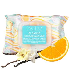 imagePacifica Makeup Remover Face Wipes  Daily Facial Cleansing ampamp Exfoliating Towelettes  Biodegradable  Organic  w Gycolic Acid  Clean Beauty Vegan ampamp CrueltyFree Dermatologist Tested 30 Count30 Count Pack of 1