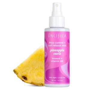 imagePacifica Pineapple Curls Frizz Control Spray 4oz  Curl Refresher Mist for Curly ampamp Wavy Hair Hydrating AntiFrizz Day 2 Curl Booster with Pineapple Extract ampamp Vitamin B5 Vegan Dermatologist Tested