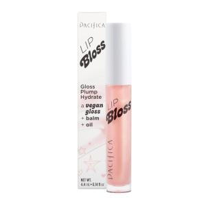 imagePacifica Plumping Lip Gloss  Vanilla Bean Creamy Neutral Tint Hydrating Lip Oil Balm Gentle Lip Plumper with Shea ampamp Jojoba NoSting High Shine Vegan ampamp CrueltyFree 014ozBerry Juice