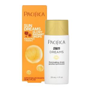 imagePacifica Sunny Glow Liquid Face Bronzer Drops  Face Makeup Bronzing For Face ampamp Cheeks for Instant SunKissed Glow  Vitamin C ampamp Glycolic Acid Infused Liquid Bronzer Illuminating Highlighting CleanIlluminator