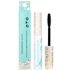 imagePacifica Vegan Collagen Eye Lash Serum ampamp Clear Mascara Primer  Conditioning Vitamin B ampamp E Formula for Longer Fuller Lashes Eyelash Makeup CrueltyFree Clean Ophthalmologist TestedAquarian Gaze Abyss black