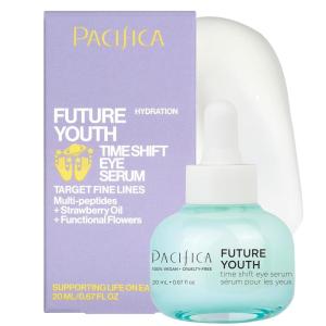 imagePacifica Wake Up Beautiful Retinoid Eye Cream  AntiAging Under Eye Cream for Fine Lines ampamp Wrinkles Infused w Retinoid Melatonin ampamp Mushrooms for Puffiness Dark Circles ampamp Eye Bags Daily TreatmentFuture Youth Time Shift Eye Serum