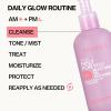 imagePacifica Mini Glow Baby Brightening Facial Cleanser 14 oz  Vitamin C ampamp Glycolic Acid AHA Face Wash Daily Cleanser for AntiAging Exfoliating for Smooth Even Glowing Skin Vegan Clean BeautyPeach