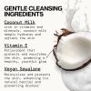 imagePacifica Mini Glow Baby Brightening Facial Cleanser 14 oz  Vitamin C ampamp Glycolic Acid AHA Face Wash Daily Cleanser for AntiAging Exfoliating for Smooth Even Glowing Skin Vegan Clean BeautyCoconut