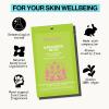 imagePacifica Super Green Detox Sheet Mask  Charcoal Kale ampamp Clay Pore Cleansing Mask for Oily BlemishProne Skin Deep Detox Facial Mask Vegan1 Count Pack of 12