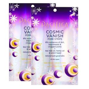 imagePacifica  Blackhead Remover Pore Strips  2PACK Cosmic Vanish  for Nose Chin ampamp Forehead  Deep Cleansing Nose Strips wInstant Pore Unclogging  OilFree Vegan Dermatologist Tested6 Count Pack of 2