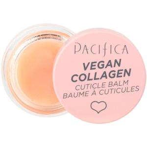 imagePacifica Beauty Vegan Collagen Hand Cream and Body Oil with Pump Set Bath and Body Shea Butter Cocoa Butter Body Massage Oil For Dry Skin Skin Care Body Care 4 fl oz Each Set of 2Cuticle Balm