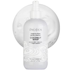 imagePacifica Mini Glow Baby Brightening Facial Cleanser 14 oz  Vitamin C ampamp Glycolic Acid AHA Face Wash Daily Cleanser for AntiAging Exfoliating for Smooth Even Glowing Skin Vegan Clean BeautyCoconut