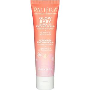 imagePacifica Mini Glow Baby Brightening Facial Cleanser 14 oz  Vitamin C ampamp Glycolic Acid AHA Face Wash Daily Cleanser for AntiAging Exfoliating for Smooth Even Glowing Skin Vegan Clean BeautyMini Enzyme Scrub