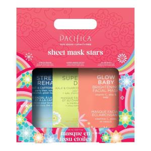 imagePacifica Sheet Mask  Skin Rehab Coconut ampamp Caffeine Facial Mask  Sheet Mask for Redness ampamp Puffiness Infused wGreen Tea Turmeric ampamp Hyaluronic Acid Vegan ampamp CrueltyFree SkincareFace Mask Sheet Preppy Gift Set