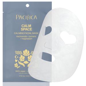 imagePacifica Sheet Mask  Skin Rehab Coconut ampamp Caffeine Facial Mask  Sheet Mask for Redness ampamp Puffiness Infused wGreen Tea Turmeric ampamp Hyaluronic Acid Vegan ampamp CrueltyFree SkincareCalm Space