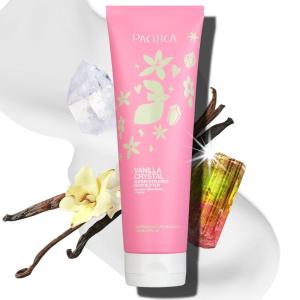 imagePacifica Vanilla Crystal Body Butter Lotion  Super Hydrating Moisturizer for Dry Skin Rich Shea Butter ampamp Vitamin E Formula Vegan CrueltyFree Clean Beauty Vanilla Scent 6 ozVanilla Crystal