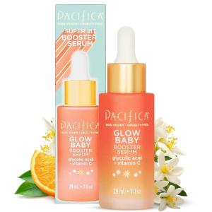 imagePacifica Vitamin C Face Serum  Glow Baby Booster Facial Serum  Glycolic Acid Serum For Face  Dark Spot Corrector Anti Aging Brightening  Dermatologist Tested Fragrance Free Clean Skin Care VeganGlow Baby