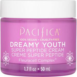 imagePacifica Wake Up Beautiful Retinoid Night Cream  Overnight AntiAging Moisturizer with Hyaluronic Acid ampamp Melatonin Reduces Wrinkles ampamp Fine Lines Hydrating and Gentle for Dry or Mature Skin VeganSuper Peptide Cream