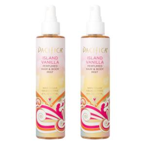 image:imagePacifica Beauty Island Vanilla All Natural Hair and Body Mist Spray 100 Vegan Cruelty amp Phthalate amp ParabenFree Clean Fragrance 12 Fl Oz Pack of 2Vanilla