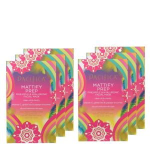 image:imagePacifica Beauty Mattify Prep Pineapple amp Hyaluronic Facial Mask 6 Count
